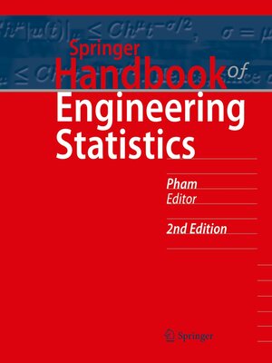 cover image of Springer Handbook of Engineering Statistics